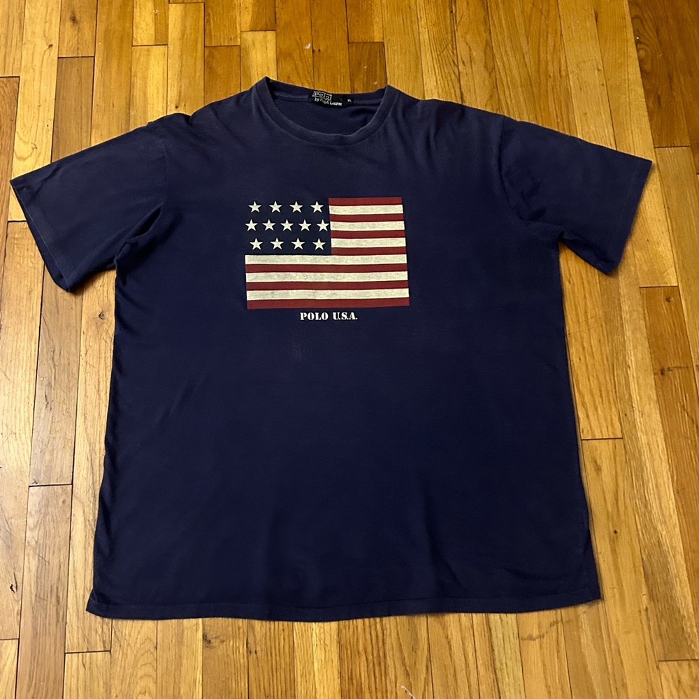 🇺🇸 POLO SPORT RALPH LAUREN VINTAGE FLAG SHIRT